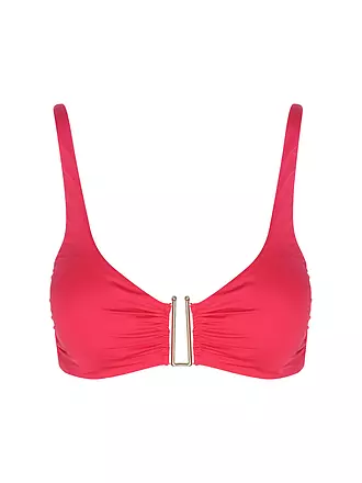 MRS & HUGS | Sujetador de bikini con aros para mujer | rot